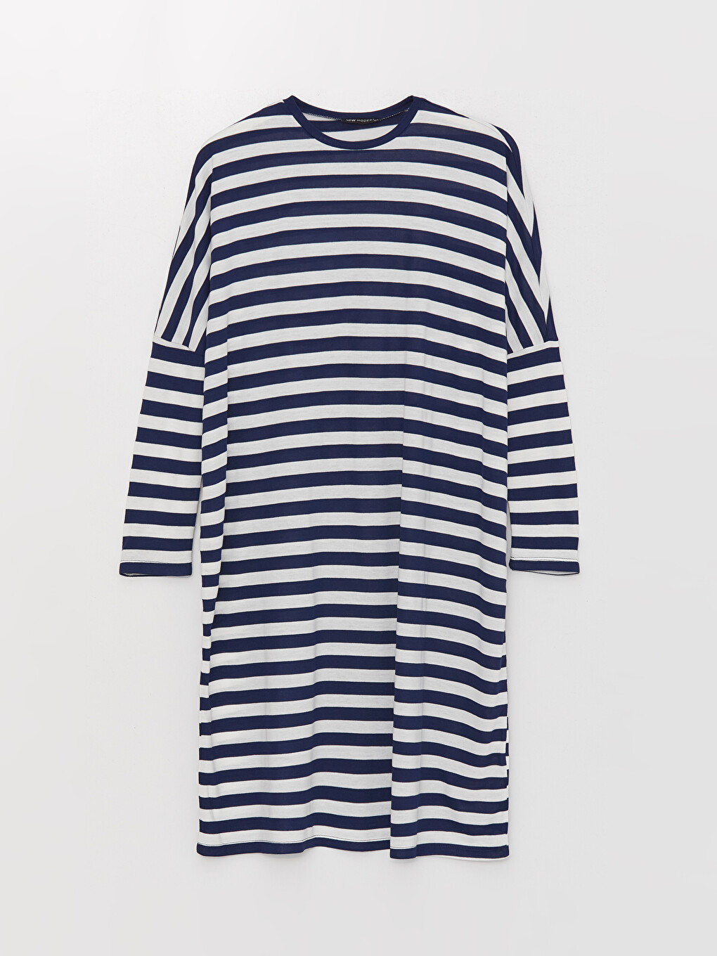 Striped Oversize Women's Sweatshirt Tunic-8