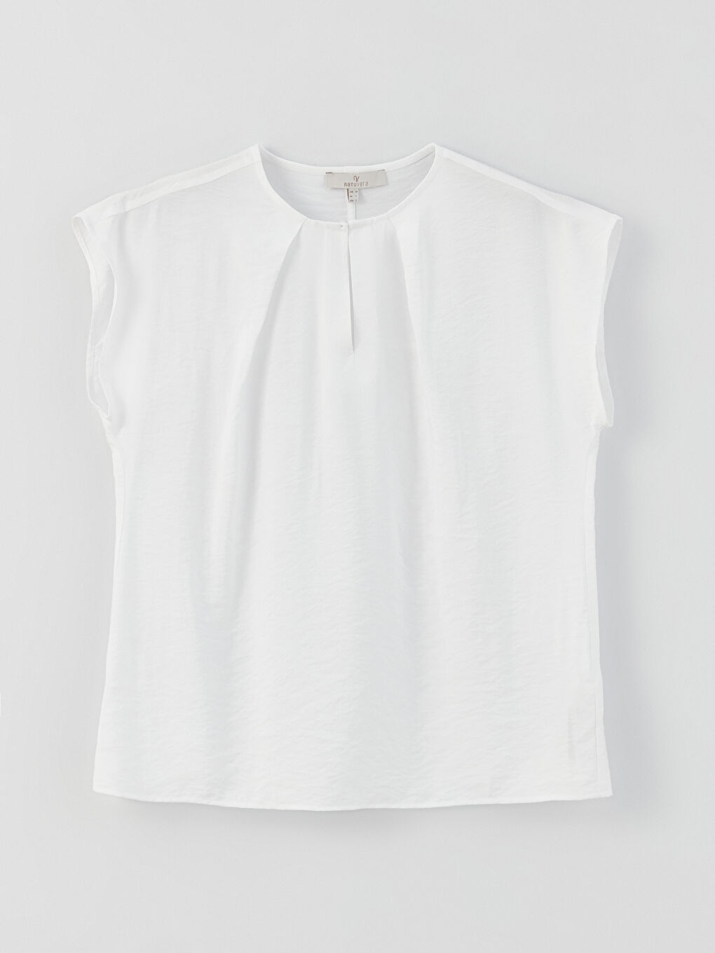 Crew Neck Plain Short Sleeve Women's Blouse