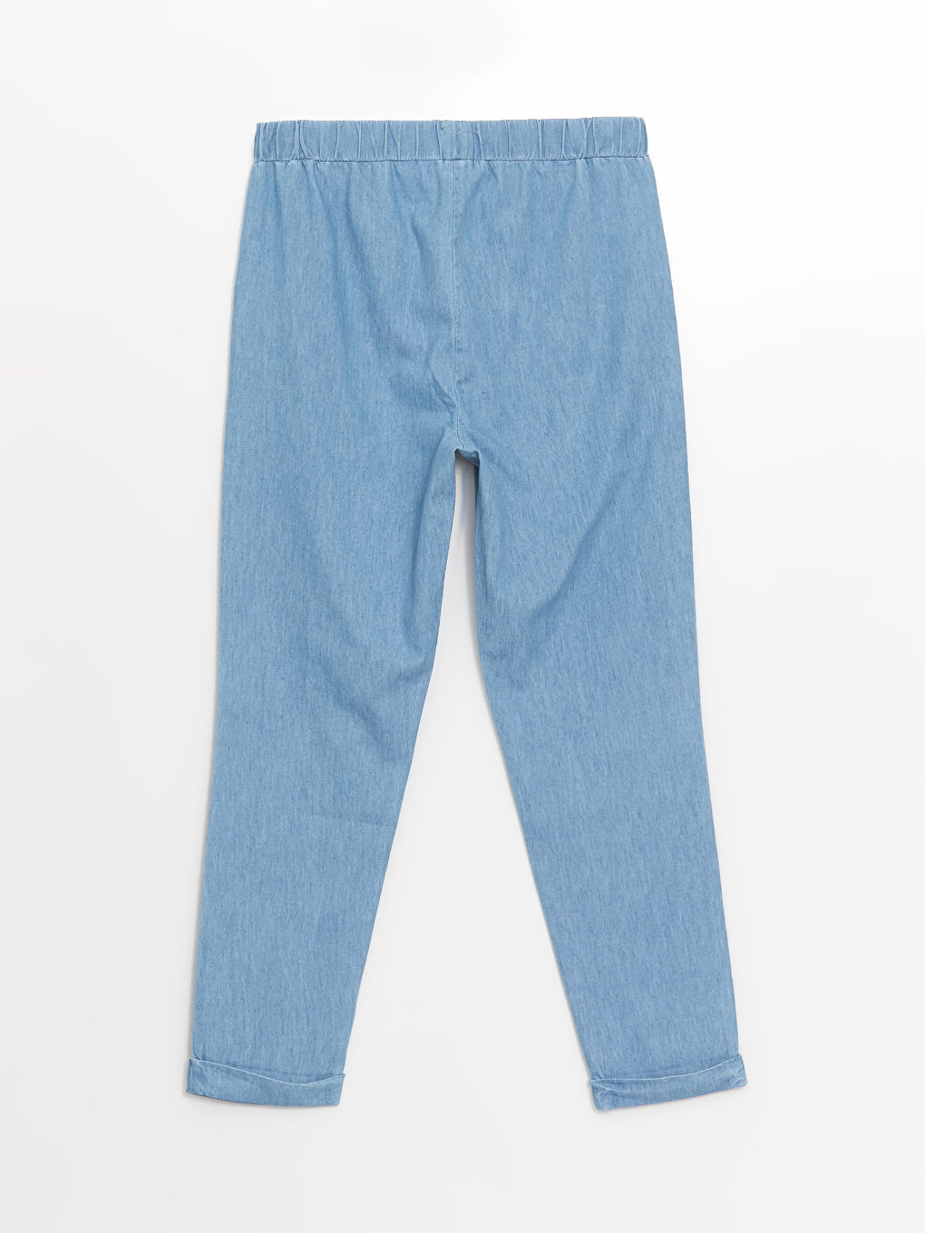 Elasticated Waist Straight Fit Women's Jeans-7