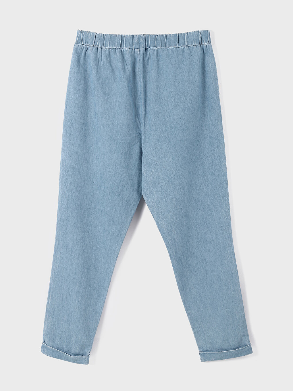 Elasticated Waist Straight Fit Women's Jeans-9