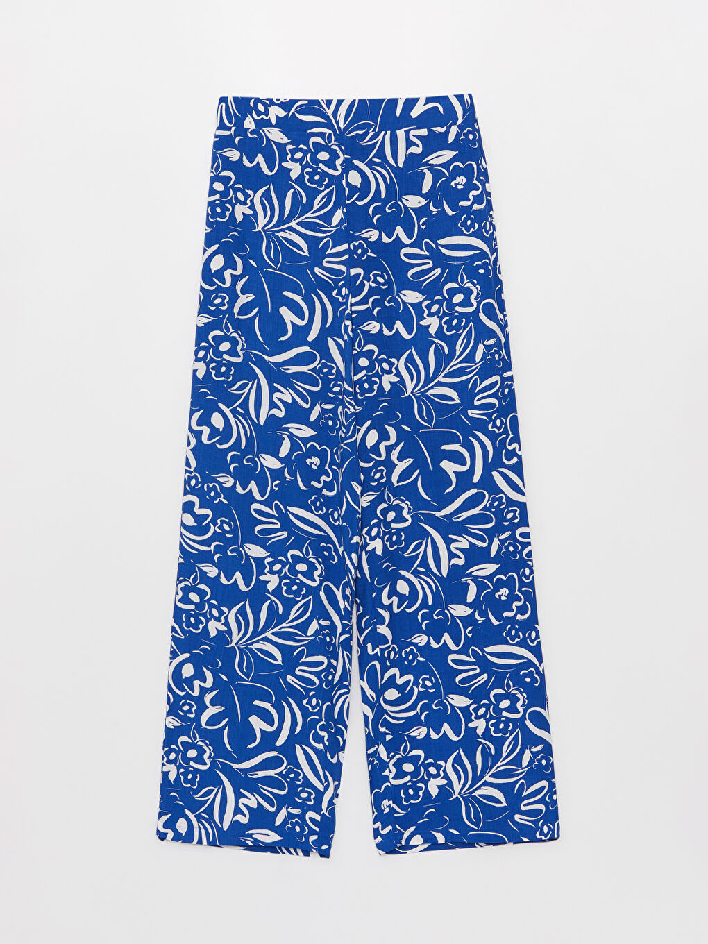 Elasticated Waist Relaxed Fit Women's Trousers-5