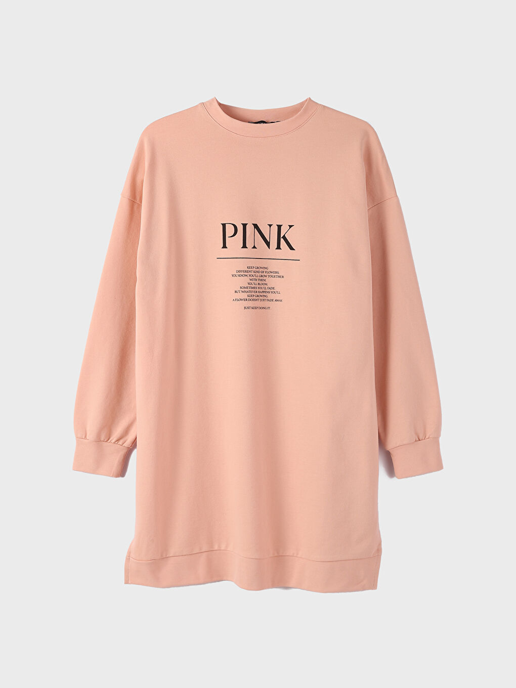 Women's Stand Collar Printed Long Sleeve Tunic