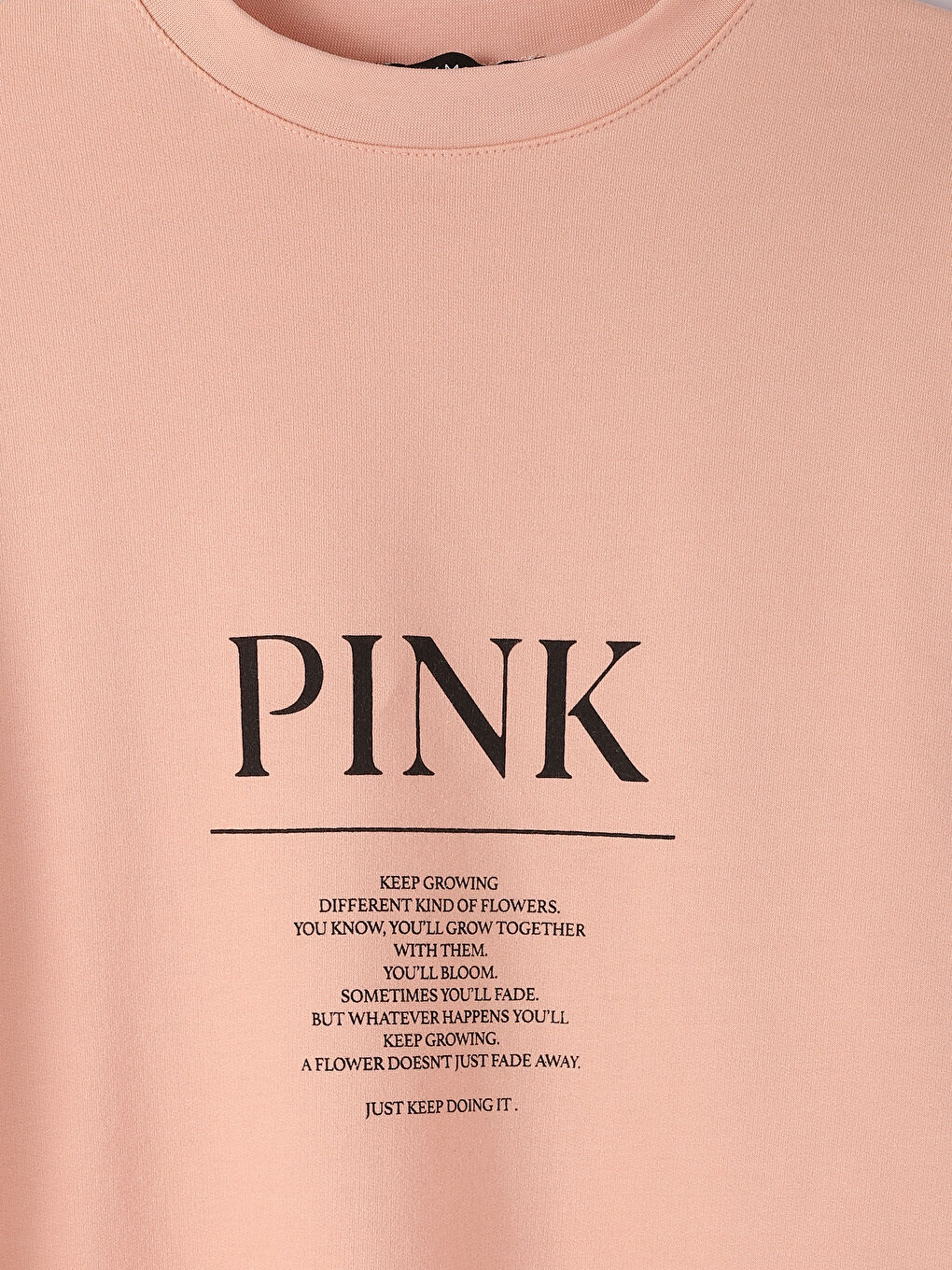 Women's Stand Collar Printed Long Sleeve Tunic-3