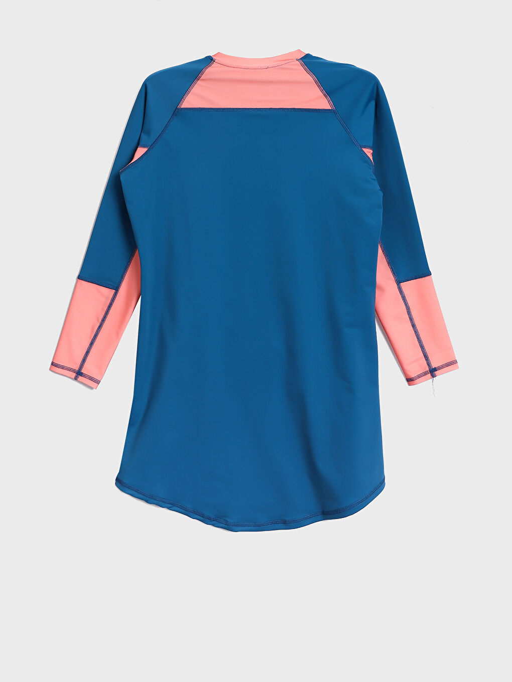 Crew Neck Straight Long Sleeve Women Hijab Swimsuit Set-3