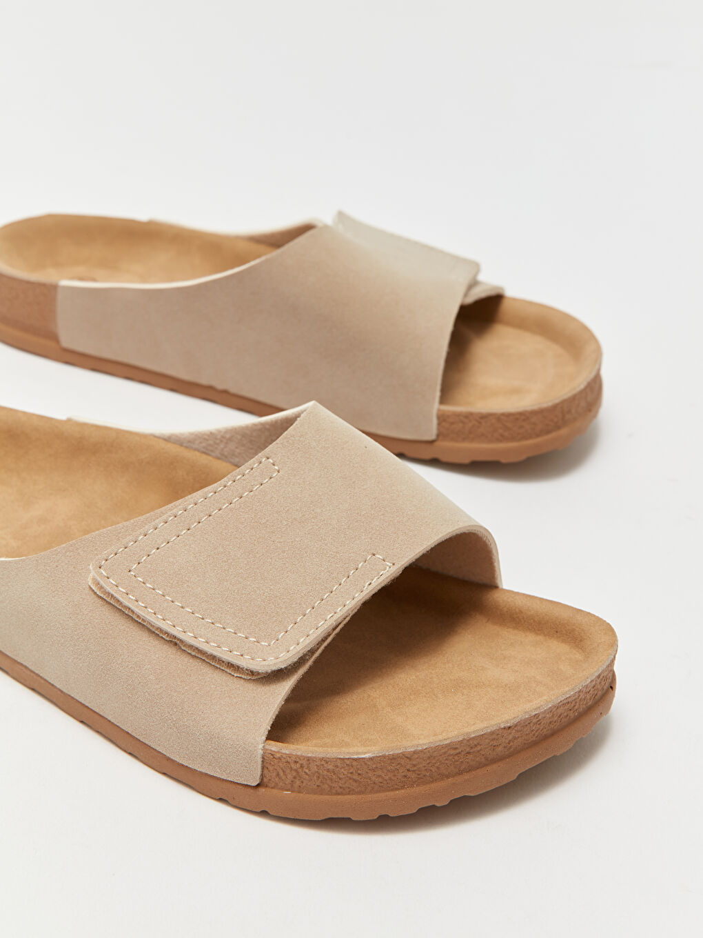 LCW STEPS Single-Strap Velcro Women's Slippers -S3IY28Z8-VFK
