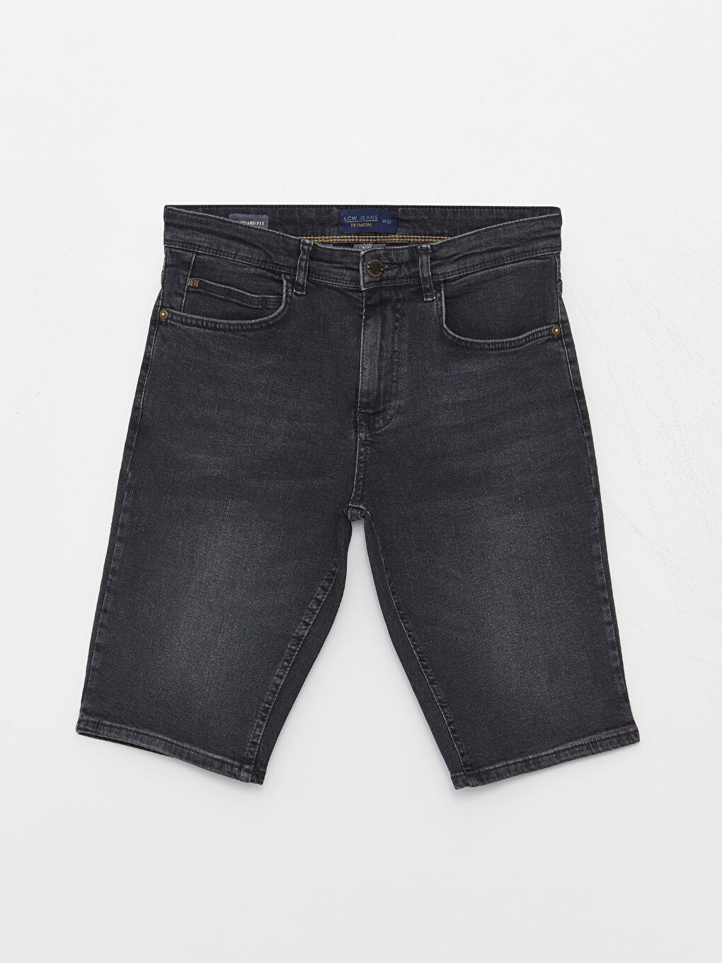 LCW Jeans Koyu Rodeo Standart Kalıp Erkek Jean Şort - 5