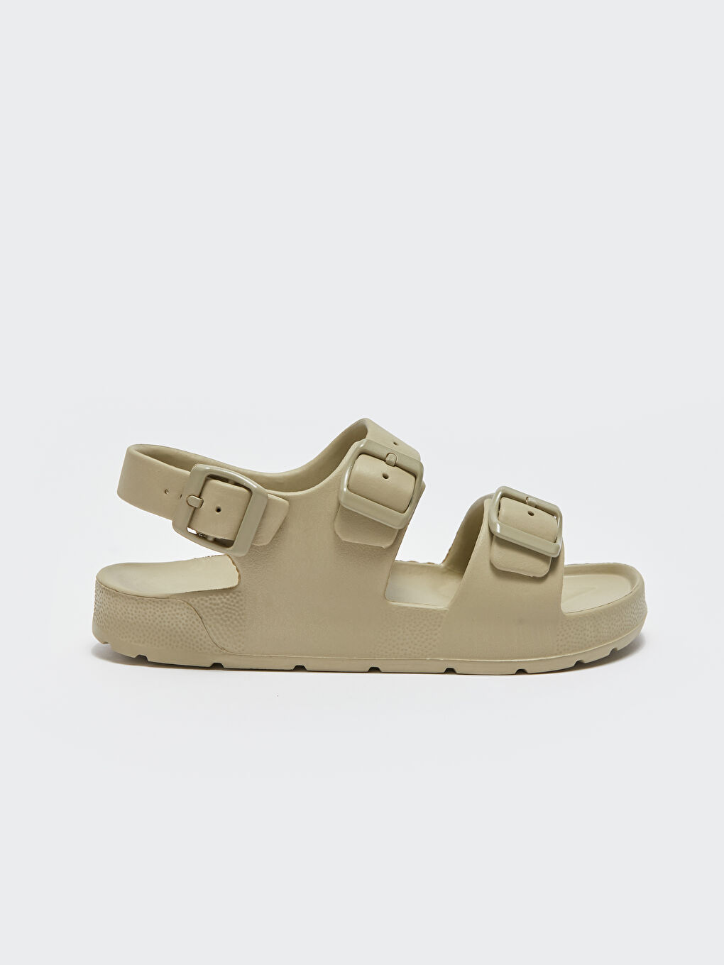 Yeşil Çift Bantlı Kadın Sandalet-1