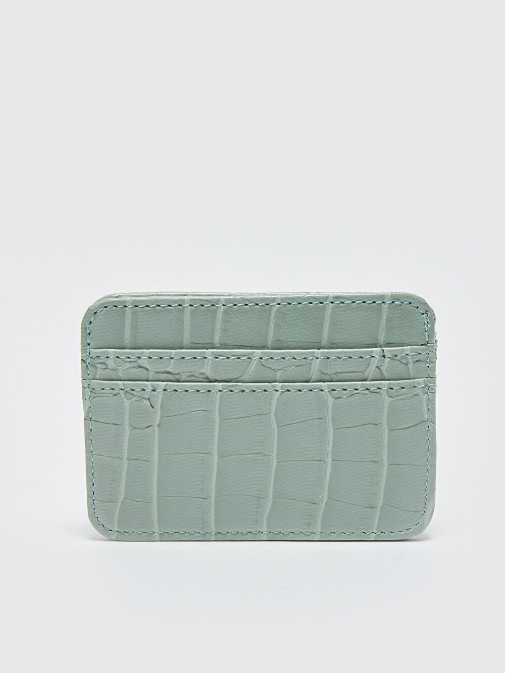 LCW ACCESSORIES Faux Leather Croc Effect Women's Card Holder -S3IY40Z8-VA6