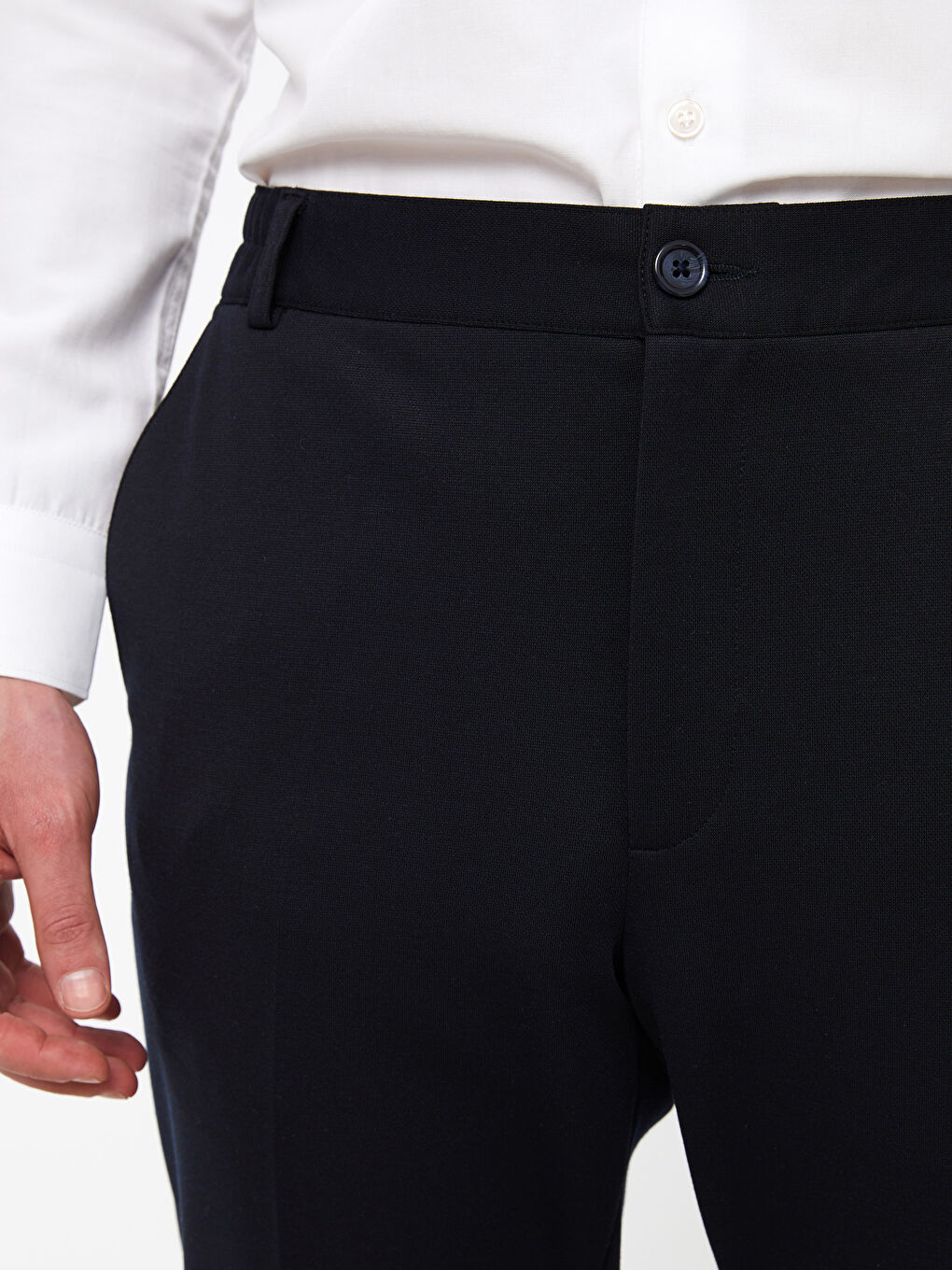 Lacivert Slim Fit Erkek Pantolon-2