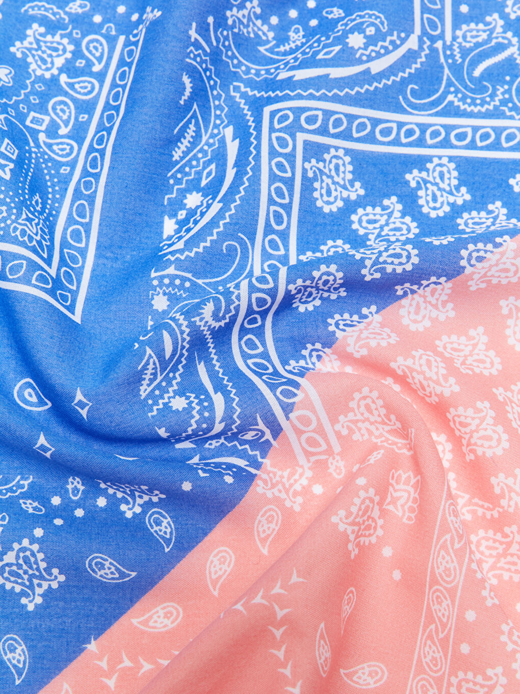 Pembe Desenli Kadın Bandana-7