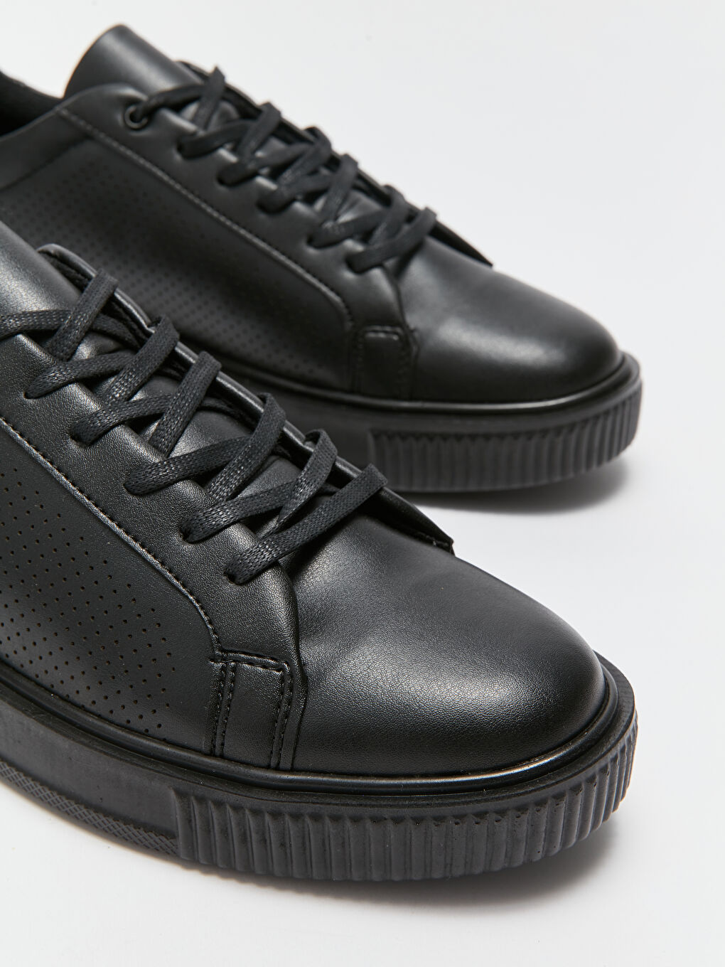 Faux Leather Men's Sports Shoes-2