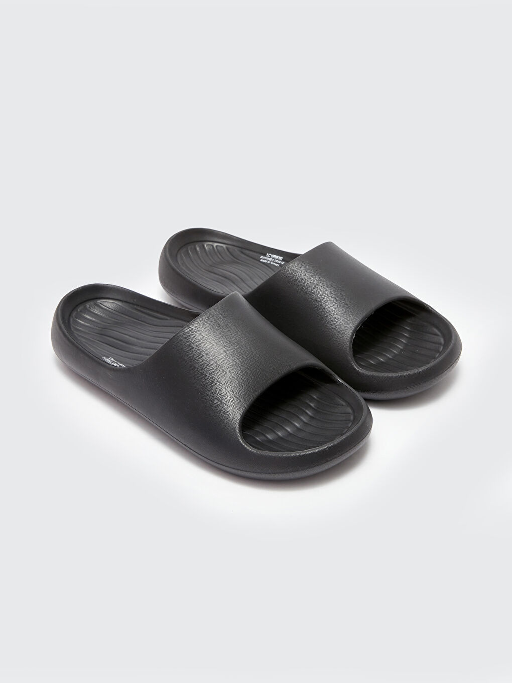 Siyah Tek Bantlı Erkek Terlik