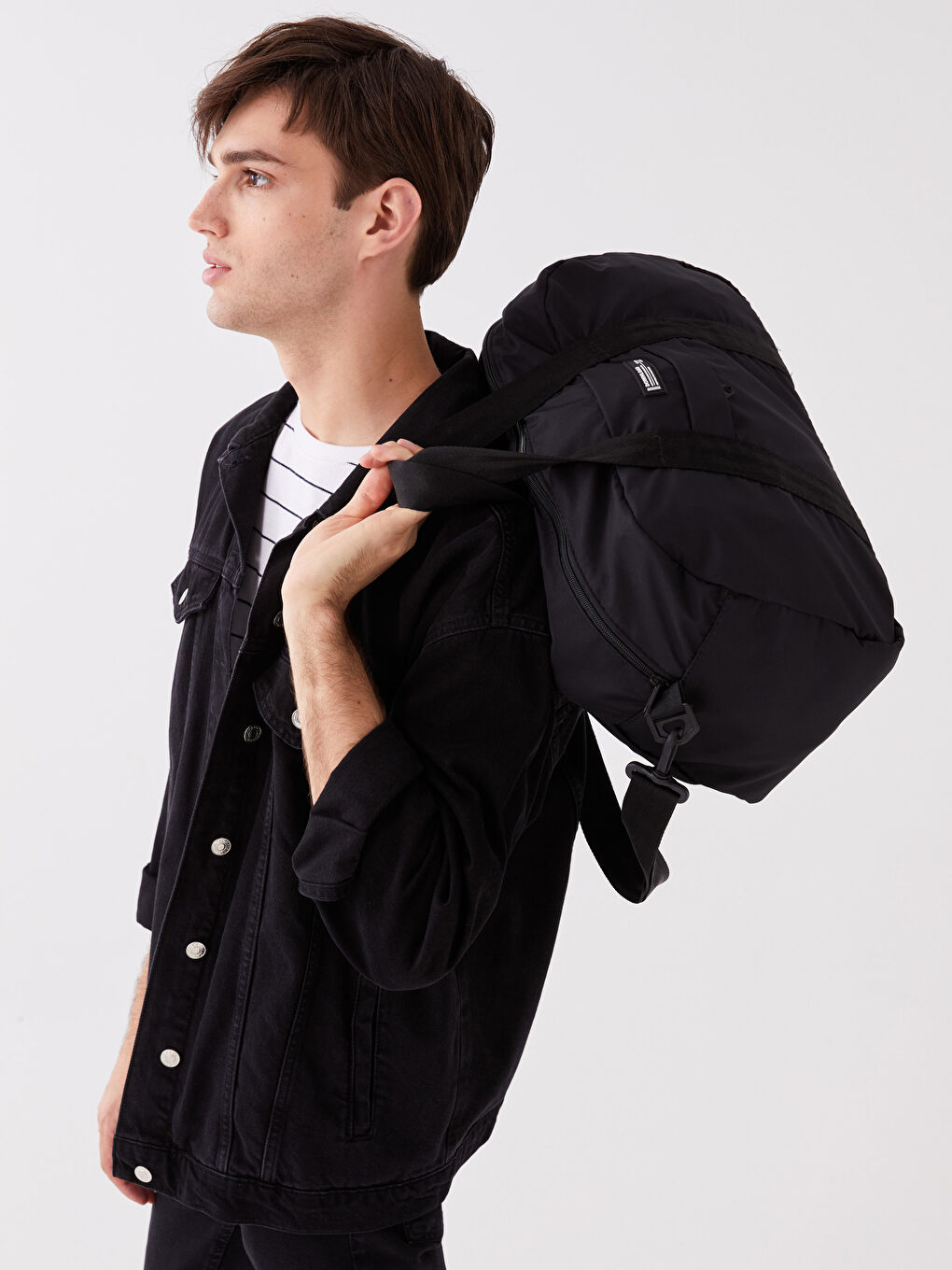 Tag Detailed Men's Sports Bag-2