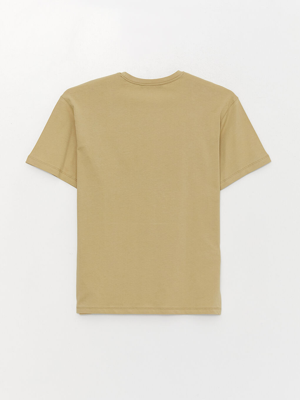 Crew Neck Short Sleeve Printed Combed Cotton Men's T-shirt-6