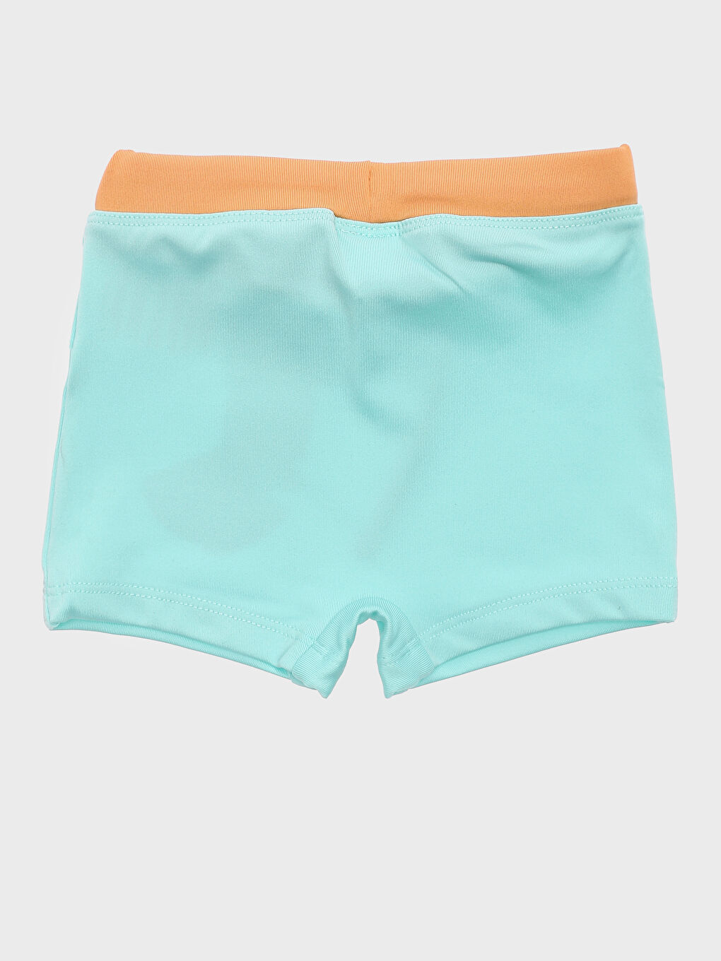 Elastic Waist Printed Baby Boys' Swim Shorts-1