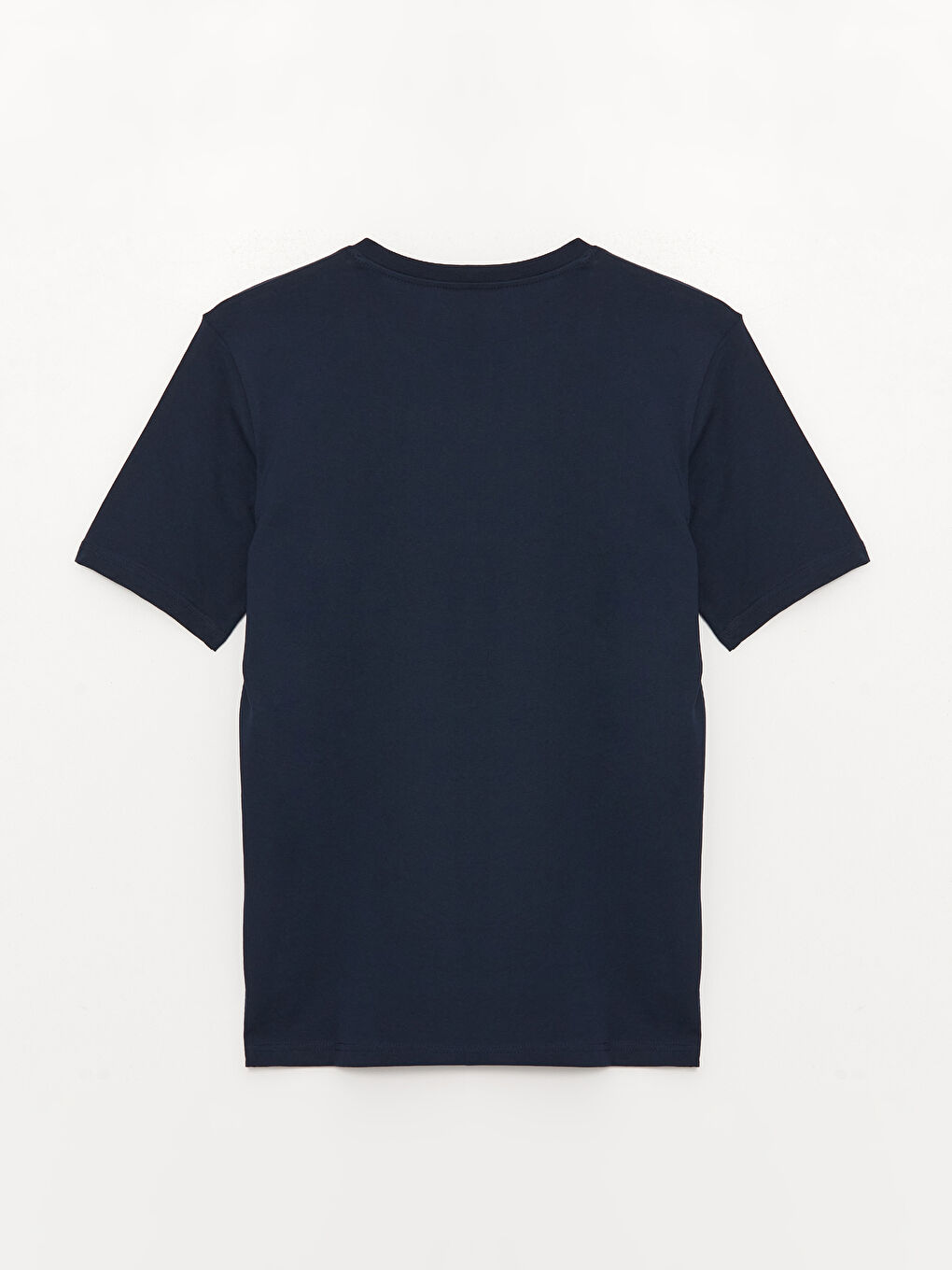 Crew Neck Short Sleeve Printed Combed Cotton Men's T-shirt-6