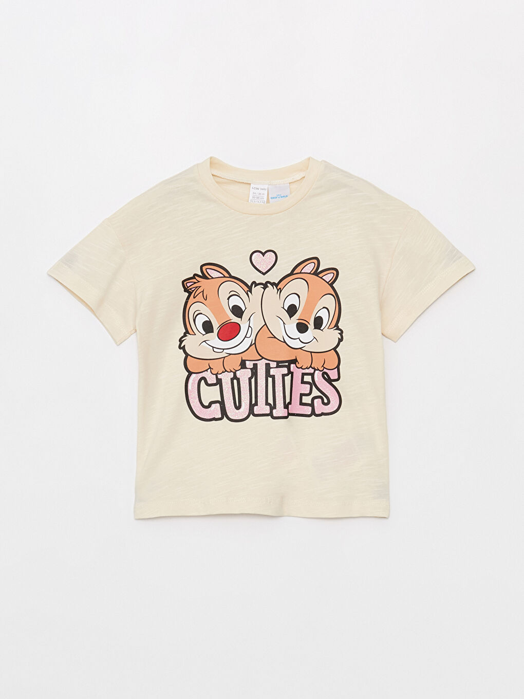 Chip and Dale Printed Baby Girl T-Shirt and Shorts 2-Pack-1