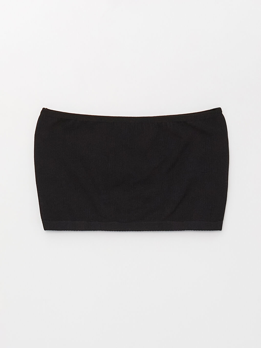 Women's Strapless Plain Crop Top -S3J140Z8-CVL