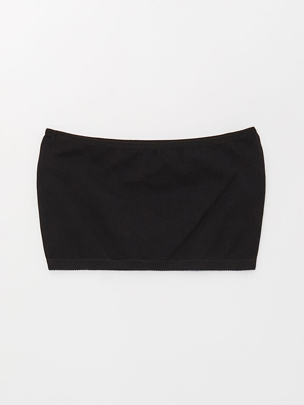 Women's Strapless Plain Crop Top -S3J140Z8-CVL