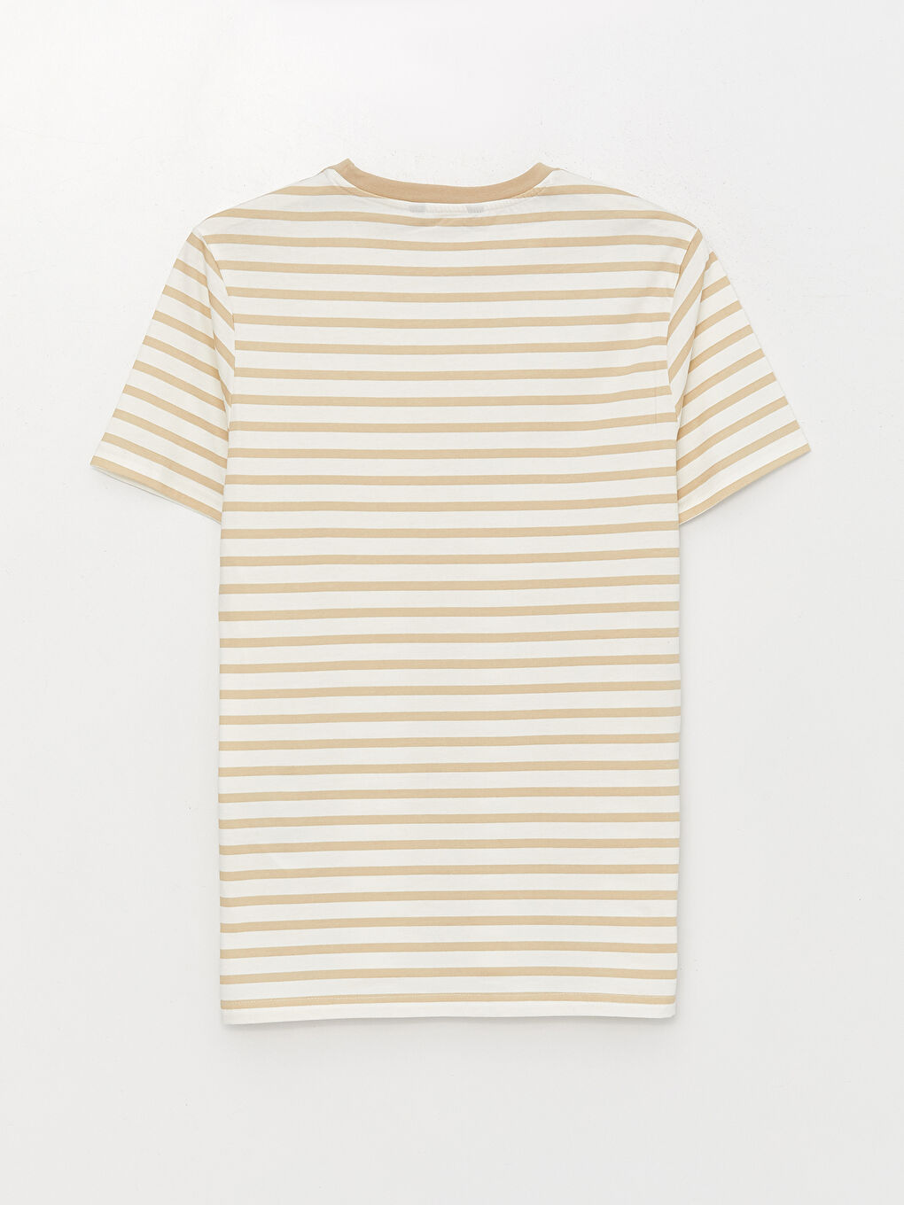 تي شيرت رجالي ياقة دائرية كم قصير مخطط جيرسي-6