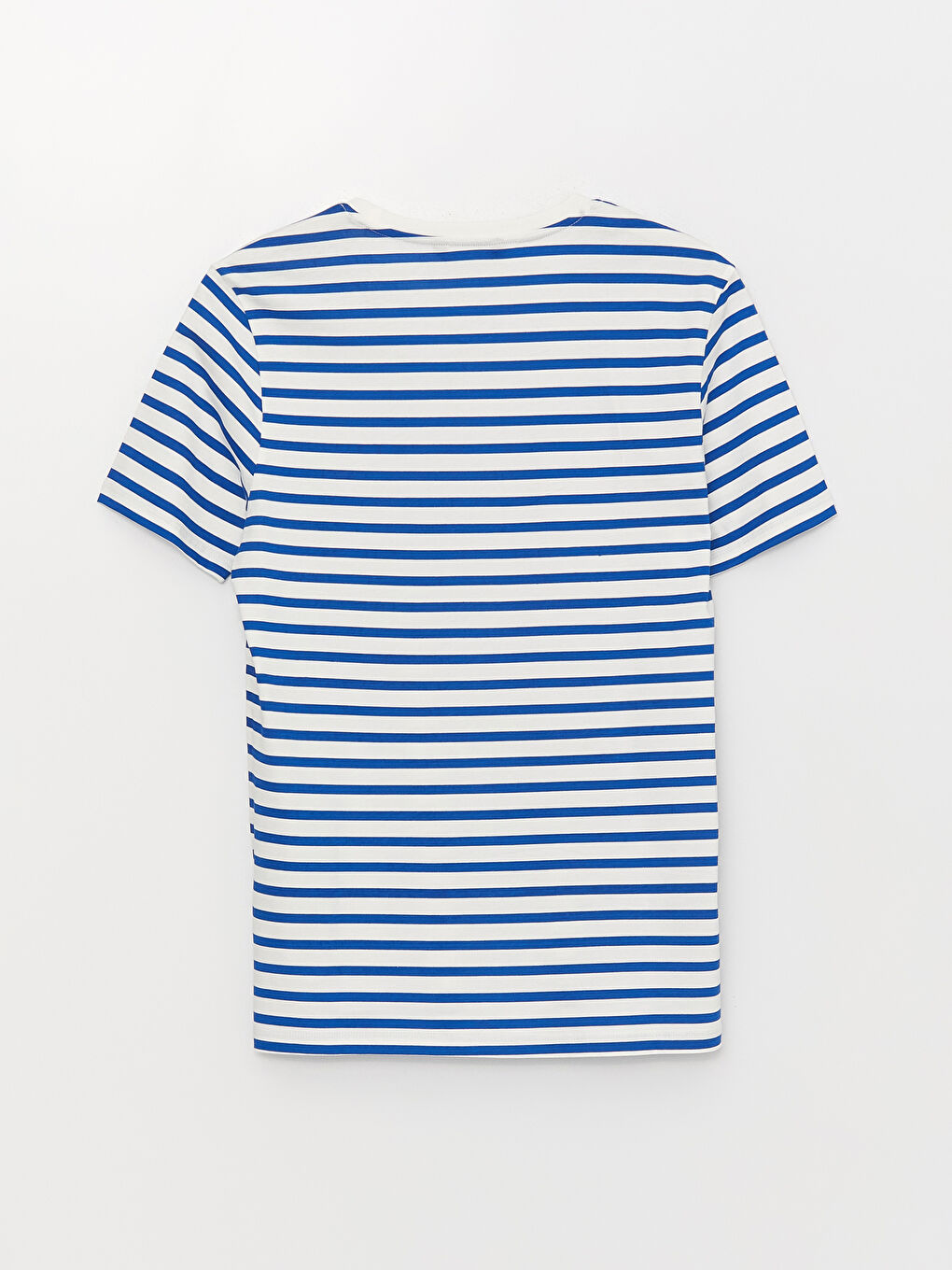 تي شيرت رجالي ياقة دائرية كم قصير مخطط جيرسي-6