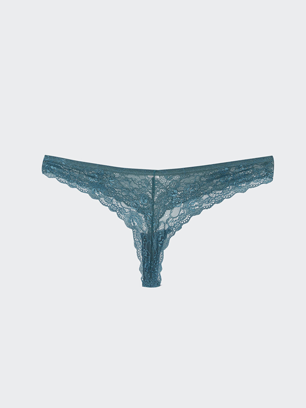 Petrol Dantelli Tanga Külot-1