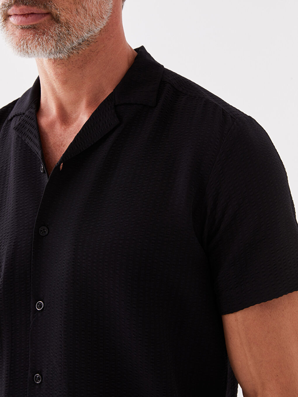 Regular Fit Short Sleeve Men's Shirt-3