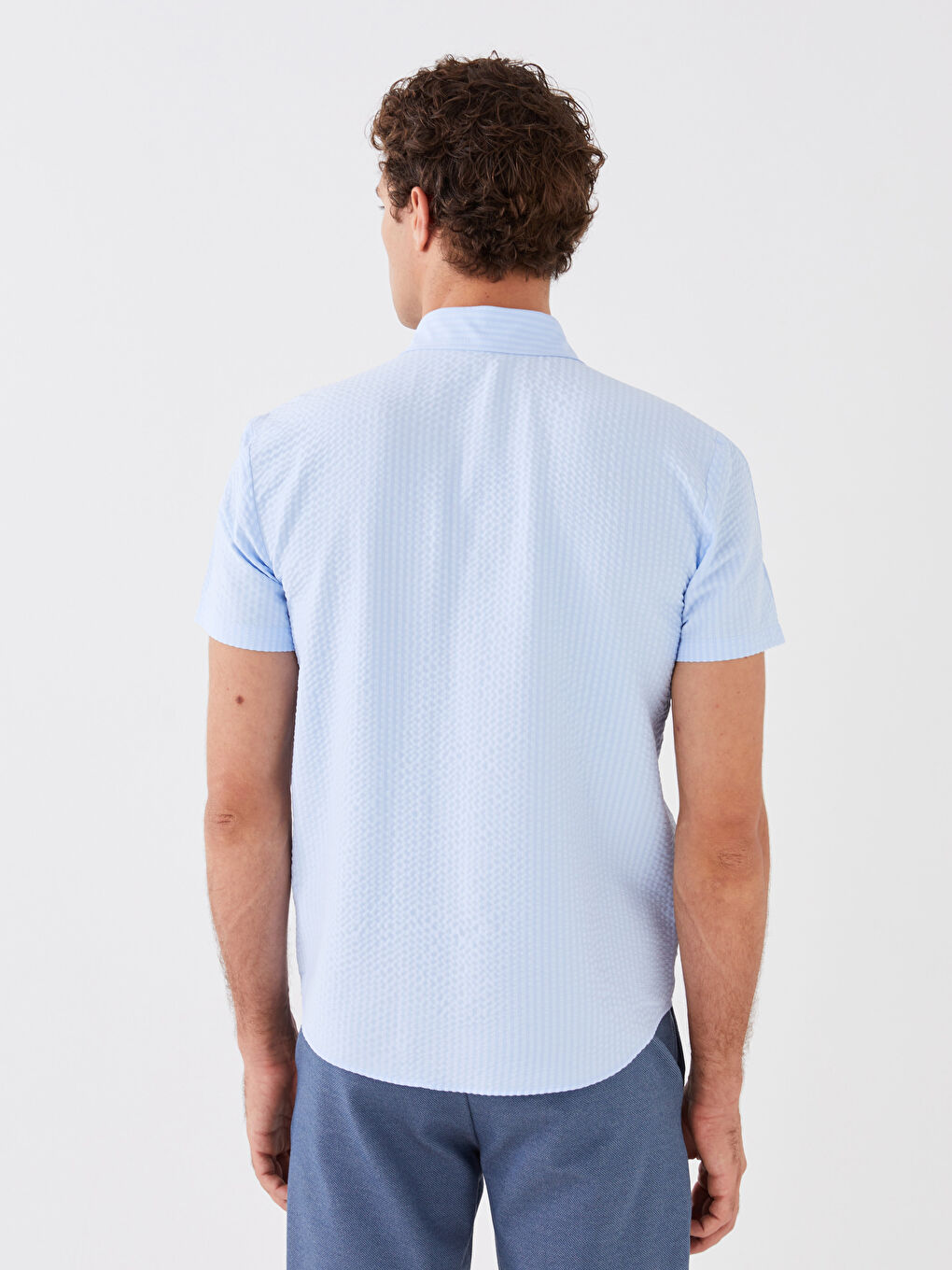 Mavi Regular Fit Kısa Kollu Erkek Gömlek-4