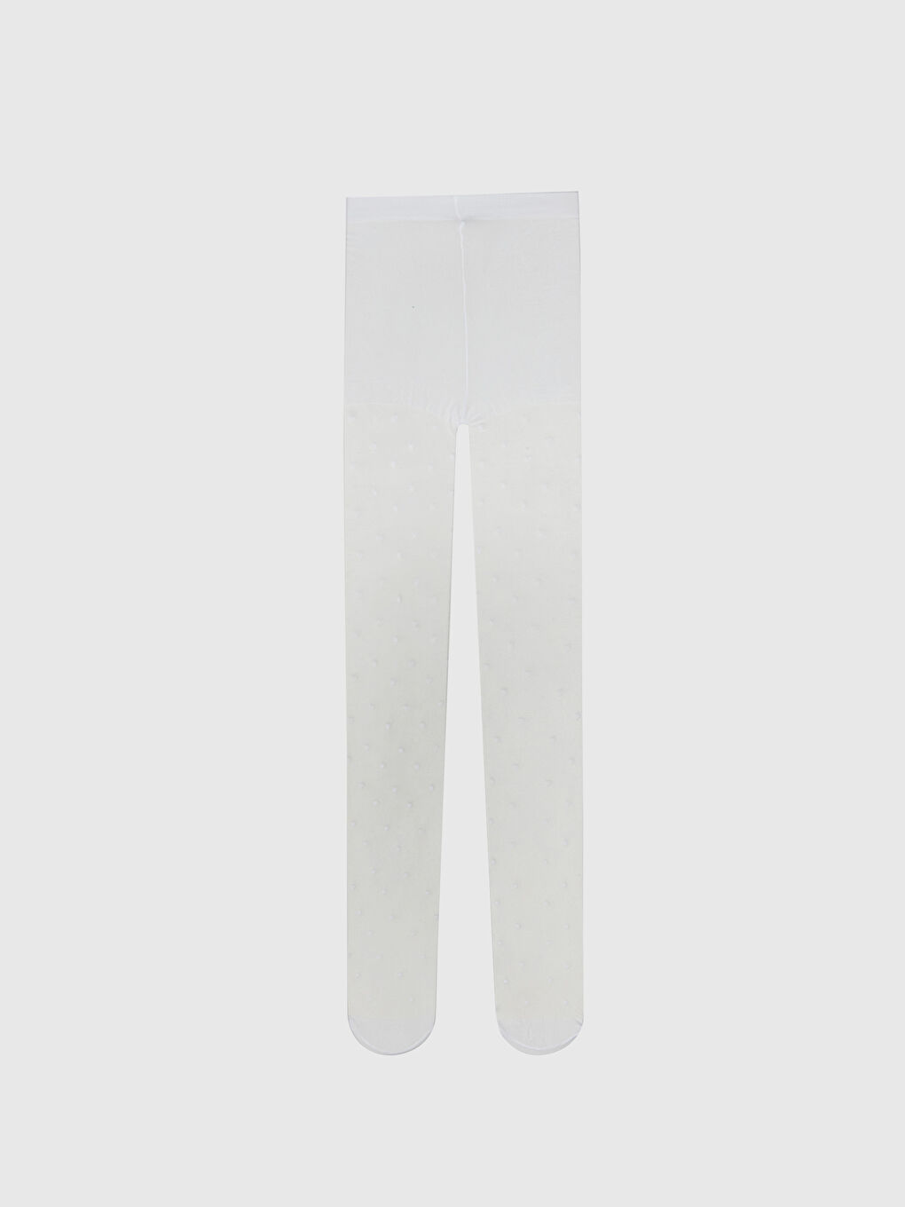 Beyaz Kız Çocuk İnce Külotlu Çorap