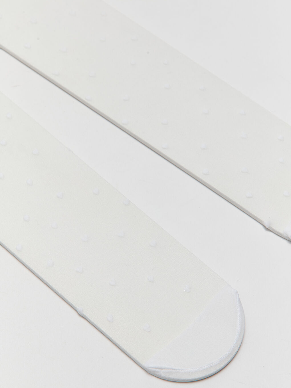 Beyaz Kız Çocuk İnce Külotlu Çorap-1