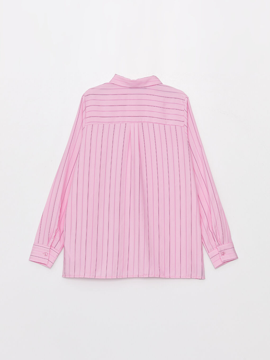 Striped Long Sleeve Maternity Shirt -S3J386Z8-LHK