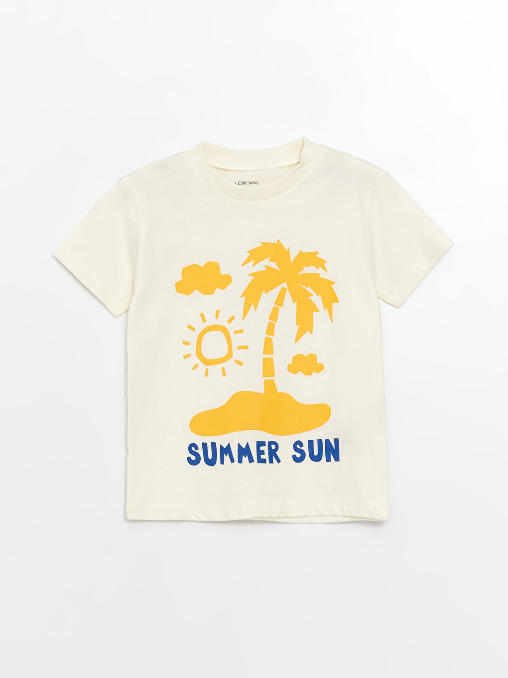 Lot de 2 T-Shirts pour Bébé Garçons à Manches Courtes et Col Rond Imprimés-1