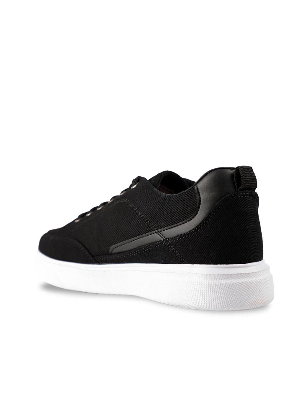 Siyah Bağcıklı Erkek Spor Ayakkabı-2