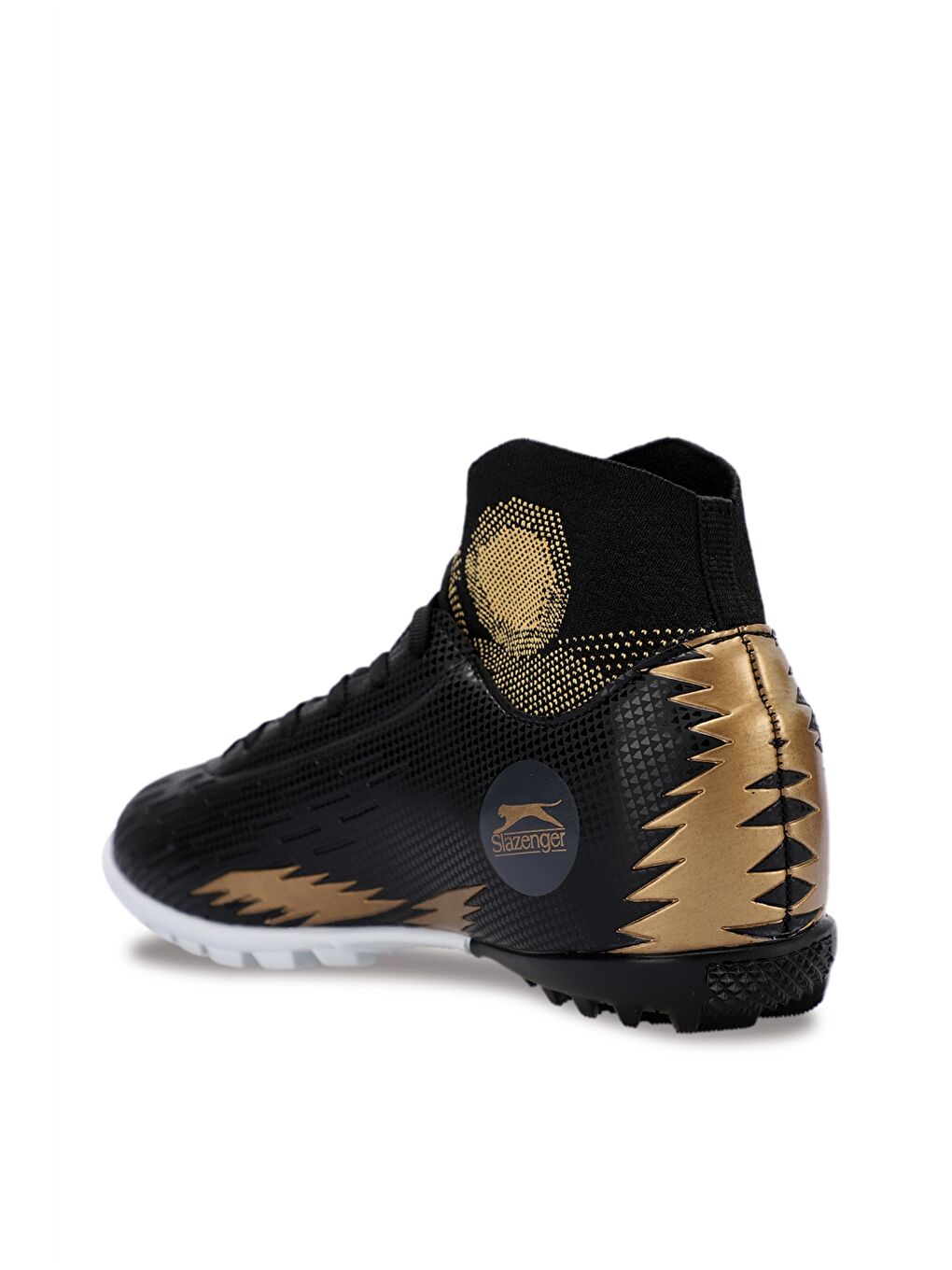 Siyah Baskılı Bağcıklı Erkek Krampon-2