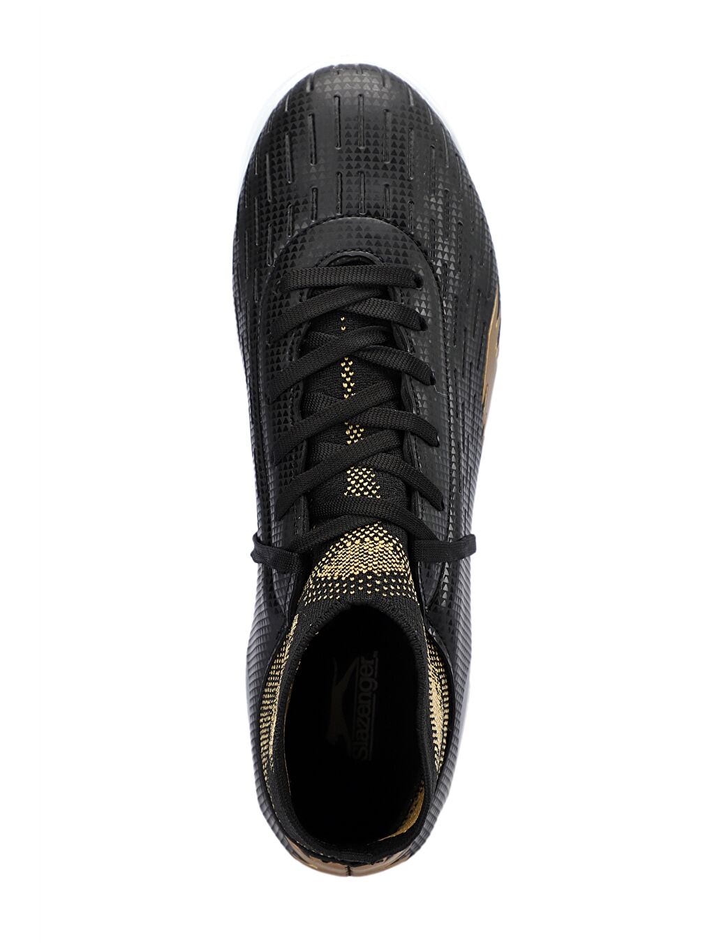 Siyah Baskılı Bağcıklı Erkek Krampon-4