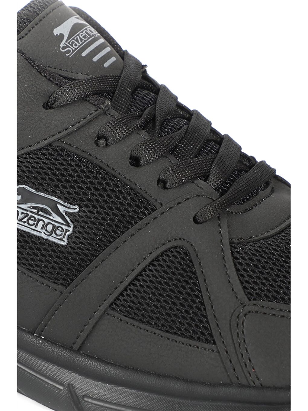 Siyah Bağcıklı Erkek Aktif Spor Ayakkabı-3