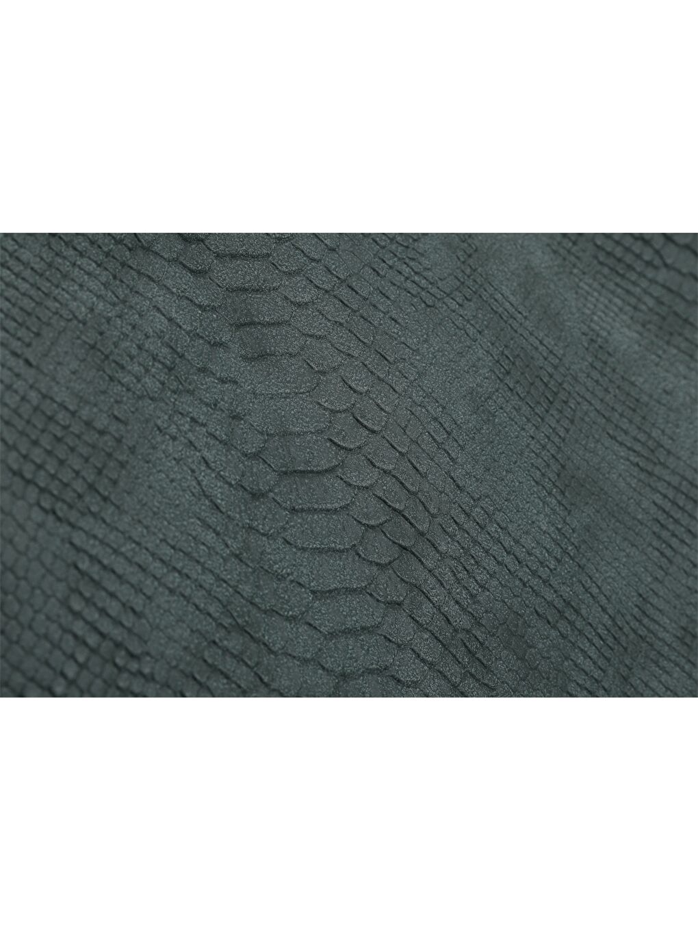 Yeşil Deri Görünümlü Kendinden Desenli Kadın Tote Çanta-2