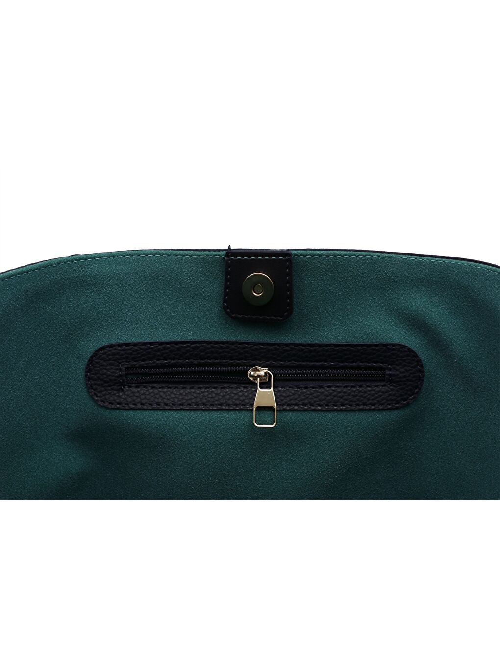 Lacivert Deri Görünümlü Kadın Tote Çanta-11