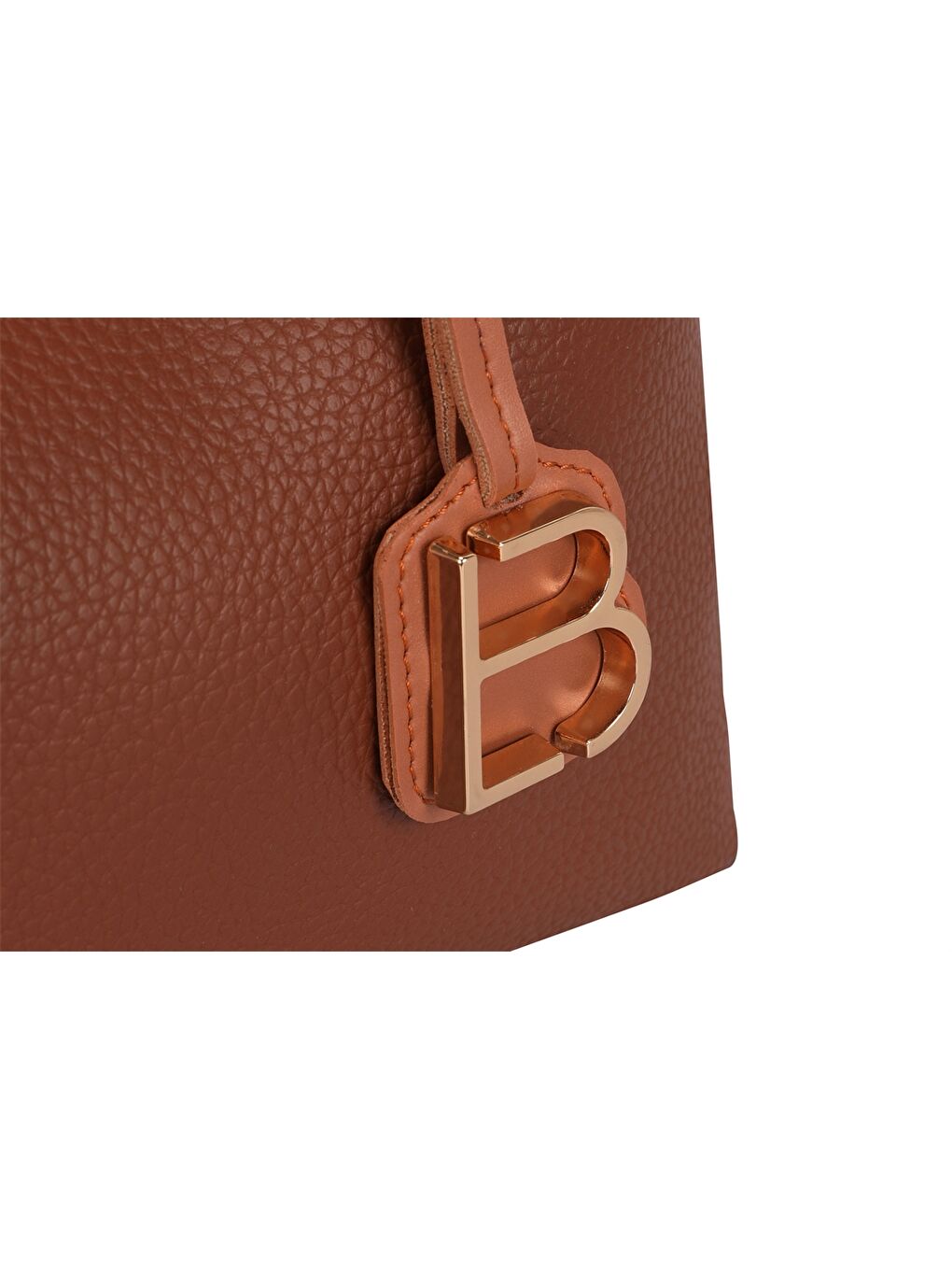 Kahverengi Deri Görünümlü Kadın Tote Çanta-7