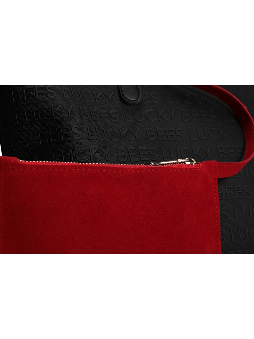 Siyah Deri Görünümlü Yazı Baskılı Kadın Tote Çanta-1