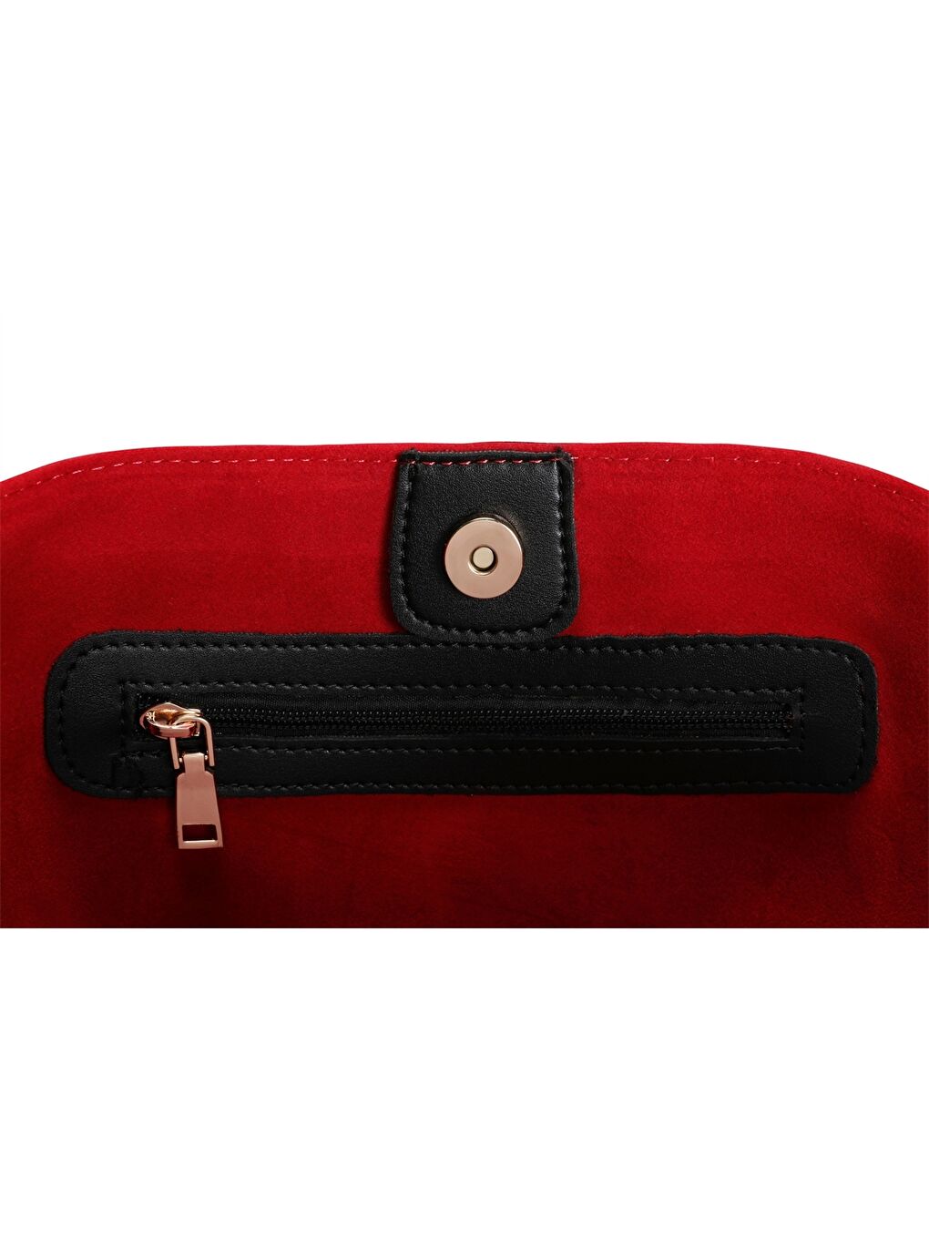 Siyah Deri Görünümlü Yazı Baskılı Kadın Tote Çanta-5