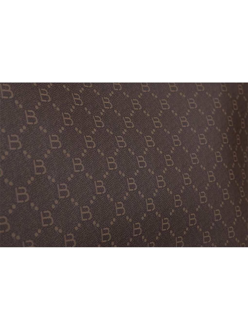 Kahverengi Deri Görünümlü Desenli Kadın Tote Çanta-5