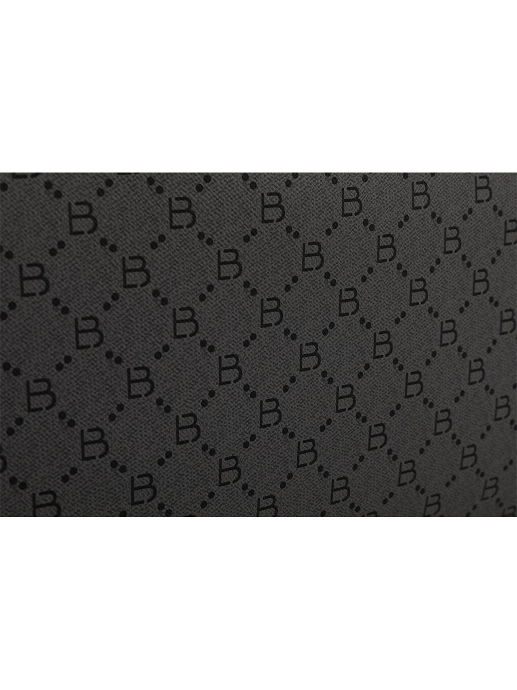 Gri Deri Görünümlü Desenli Kadın Tote Çanta-4