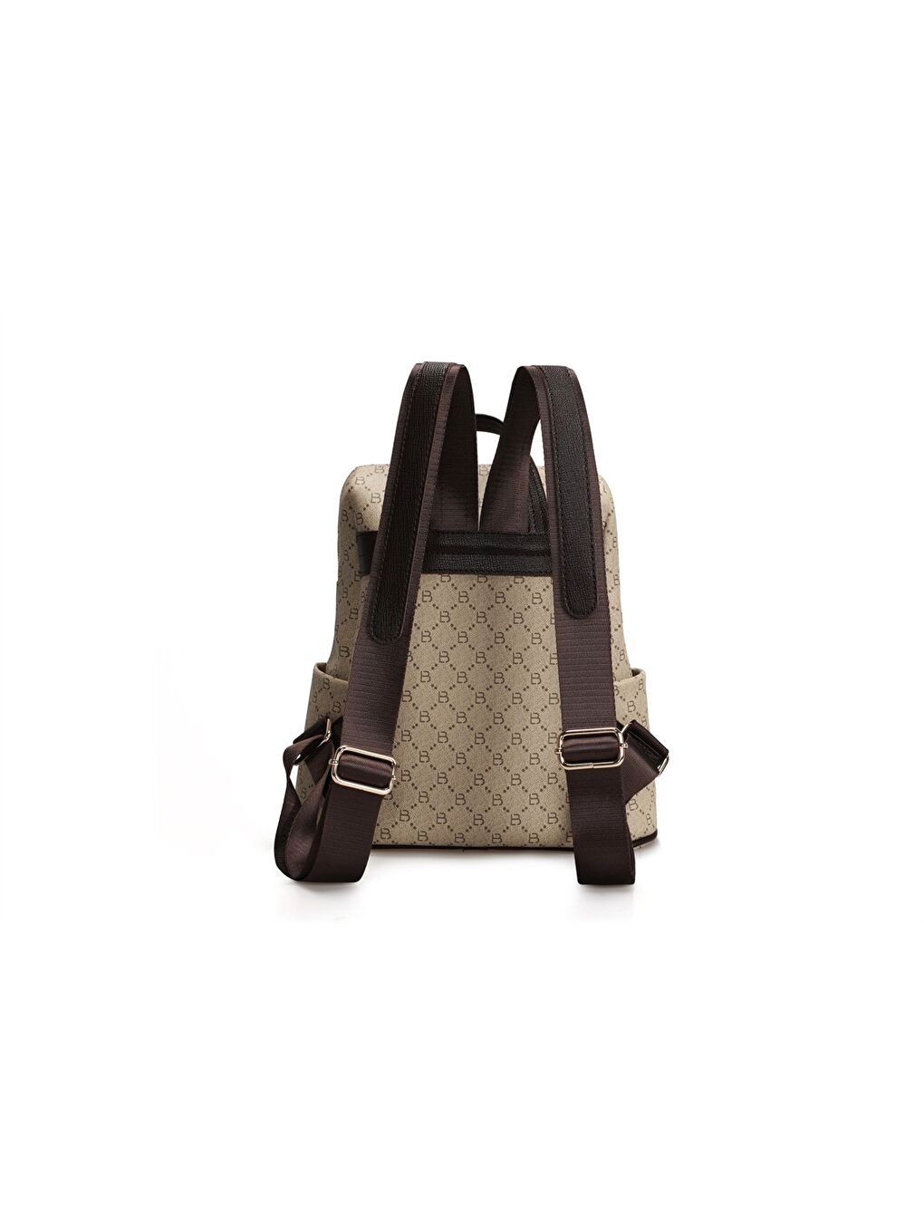 Ekru Desenli Kadın Sırt Çantası-2