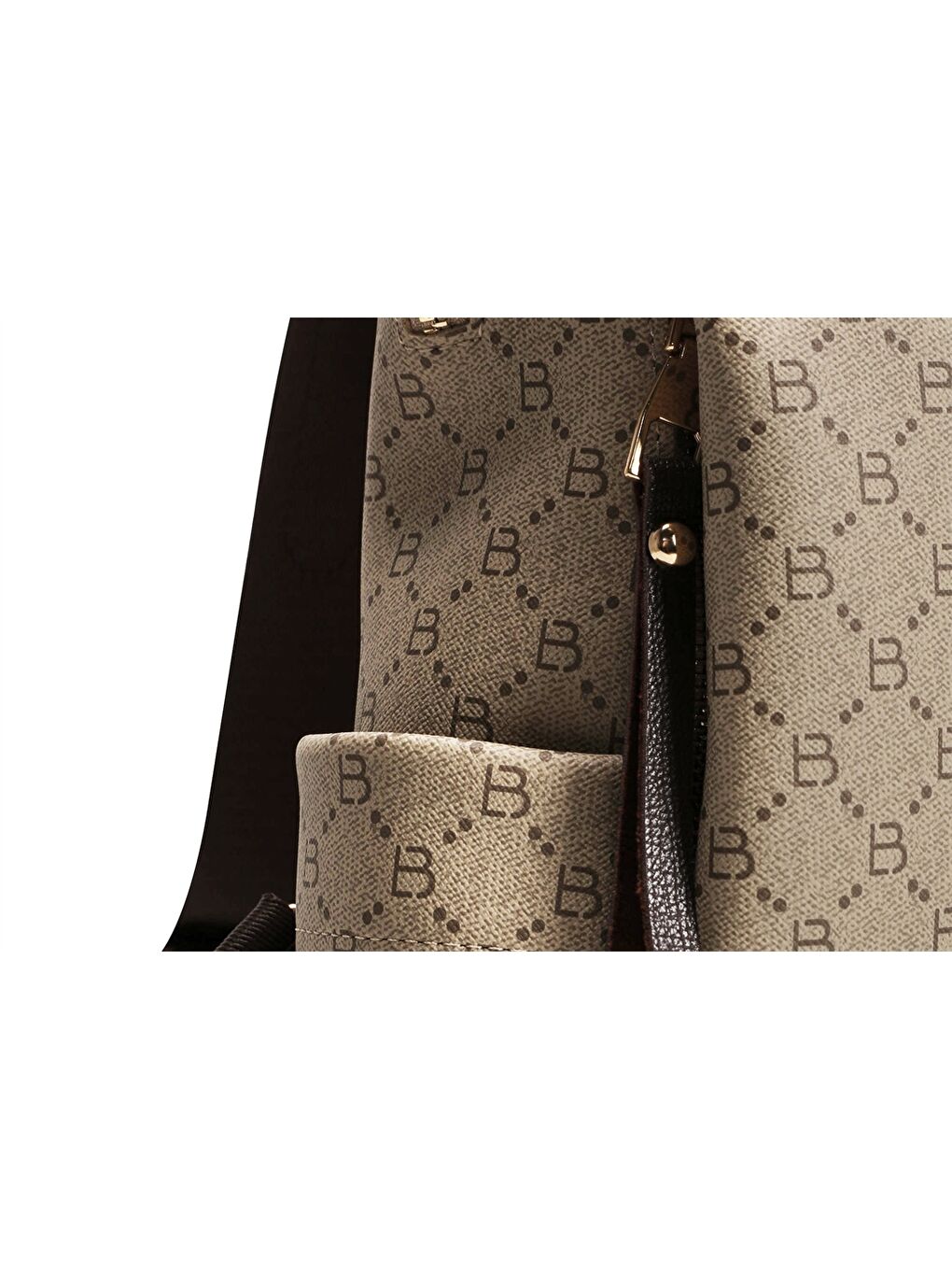 Ekru Desenli Kadın Sırt Çantası-3