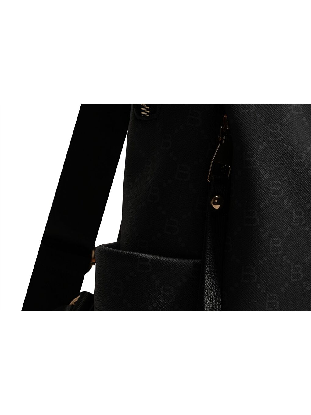 Siyah Desenli Kadın Sırt Çantası-3