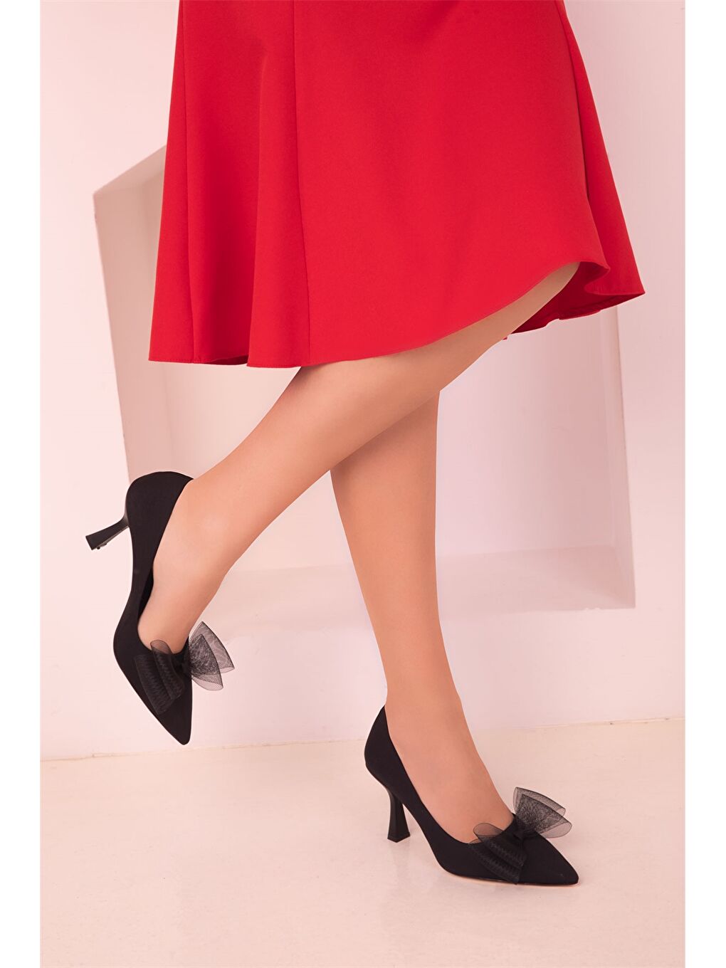 Siyah Kadın Topuklu Ayakkabı