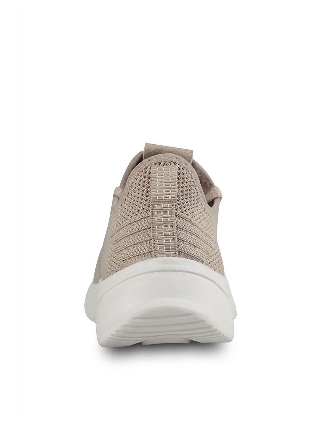 Bej Bağcıklı Kadın Aktif Spor Ayakkabı-5