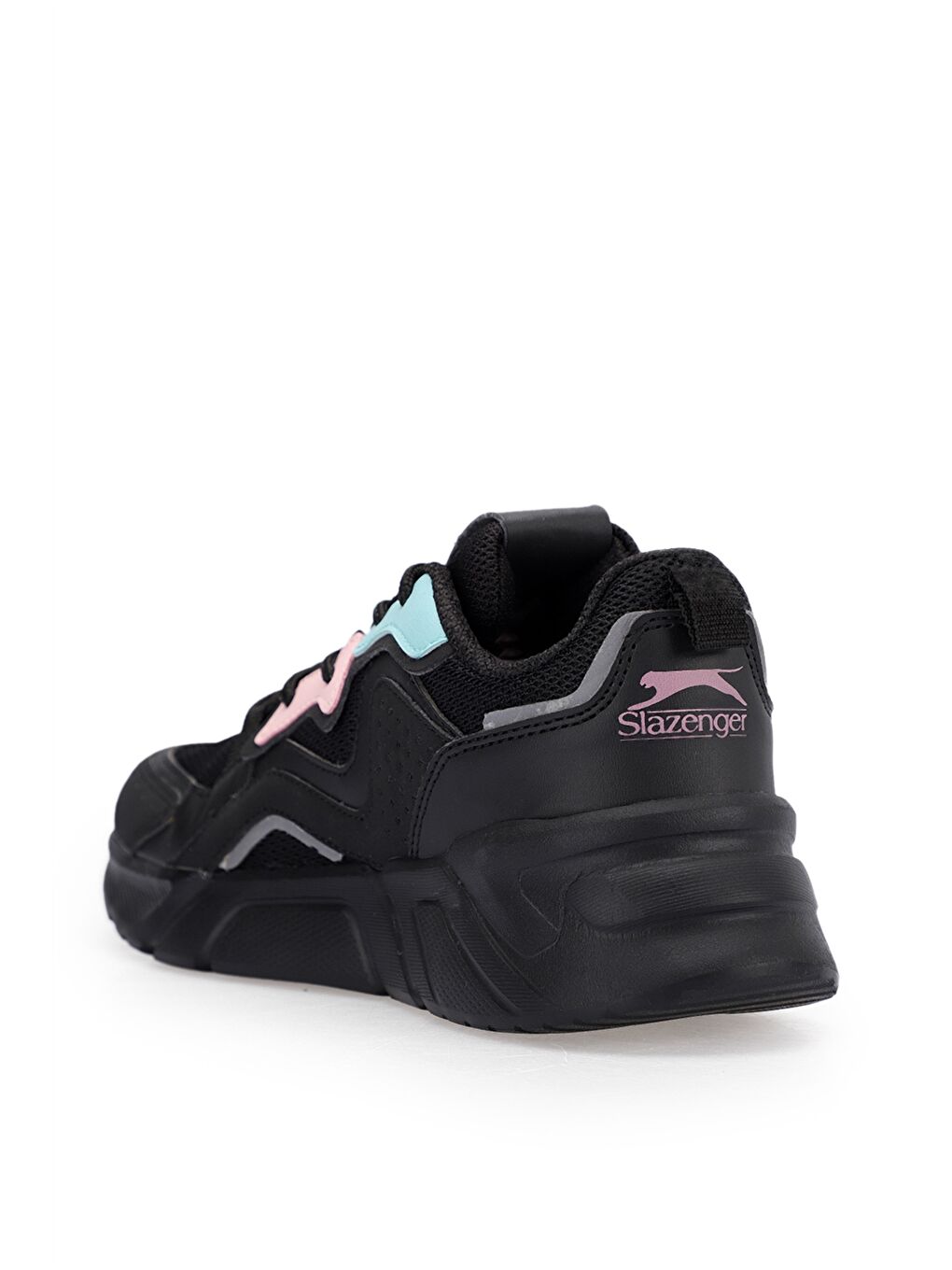 Siyah Bağcıklı Kadın Aktif Spor Ayakkabı-2