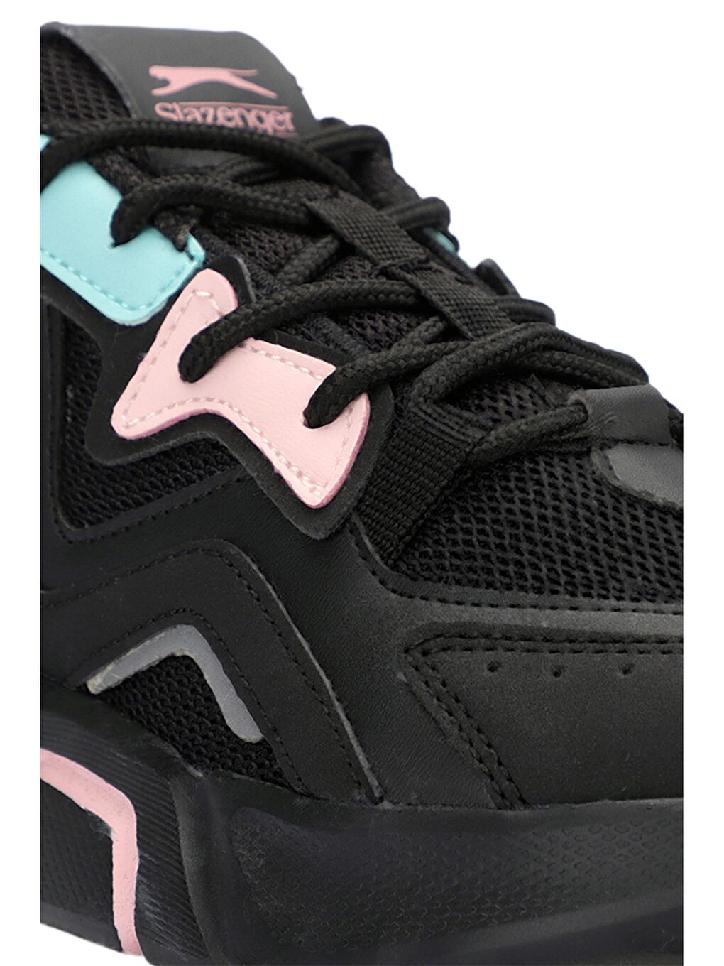 Siyah Bağcıklı Kadın Aktif Spor Ayakkabı-3